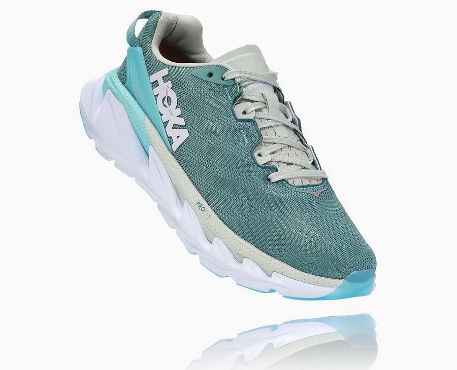 Hoka One One Koşu Ayakkabısı Kadın Mavi/Beyaz - Elevon 2 - GH3017258